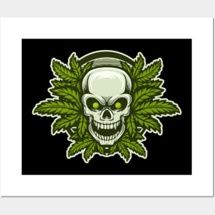 SKULL WEEDS Posters and Art